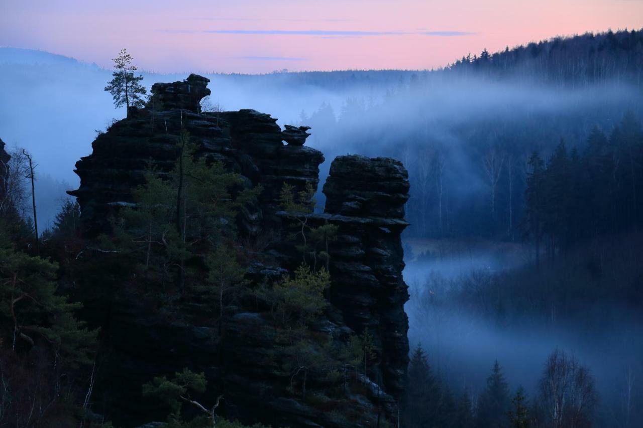 Chalupa U první skály Chřibská Exterior foto