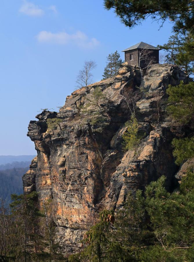 Chalupa U první skály Chřibská Exterior foto